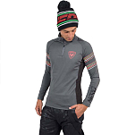 Rossignol RLMML19-23N-M Базовый слой с длинным рукавом Classique Hero Серый Onyx Grey M