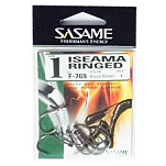 Sasame SSISR06 Iseama Ringed Крючки С Одним Глазком Black 6