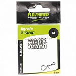 Flashmer FWEPSAL FW P-Snap Серебристый  Black Nickel L 