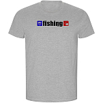 Kruskis CA66900658K029 Футболка с коротким рукавом Fishing ECO Серый Heather Grey 3XL