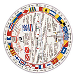 Plastimo 17144 Диск с сигналами французской морской пехоты Multicolour 22 cm