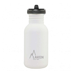 Laken BSF50BL Нержавеющая сталь Basic Flow бутылка 500ml Бесцветный White