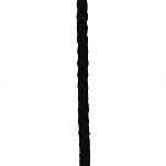 Poly ropes POL2210041020 50 m полиэфирная веревка Черный Black 2 mm 