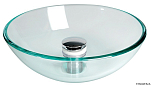 Раковина полусферической формы из прозрачного стекла 360 мм, Osculati 50.189.36