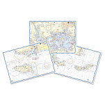 Plastimo 105120502 Cavalaire-Saint Raphaël Морская карта Blue / White