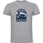 Kruskis CA65500658C052 Футболка с коротким рукавом Sailor Серый Heather Grey 3XL