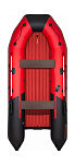 Надувная лодка ПВХ, Таймень NX 4000 НДНД PRO, красный/черный 00174836