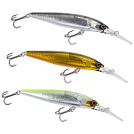 Shimano fishing 59VZQ099U01 BT World Diver Suspending Пескарь 99 mm 16g Золотистый 002