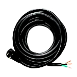Ap products 636-1600562 мужской кабель питания с прямым углом Ezeegrip 7.6 m Черный Black 30A