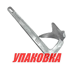 Якорь Брюса 10 кг, оцинкованный, Marine Rocket (упаковка из 4 шт.) 4620136018609_pkg_4