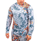 Купить Graff 964-CL-1-XL Толстовка с капюшоном UPF50 964 CL-1 Голубой Mix Grey XL 7ft.ru в интернет магазине Семь Футов