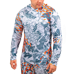 Graff 964-CL-1-XL Толстовка с капюшоном UPF50 964 CL-1 Голубой Mix Grey XL