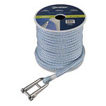 Talamex 01920921 12 mm Rope With Pin Shackle Голубой  White / Blue 36 m 