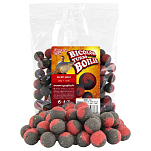 Benzar mix 98017104 Turbo Bicolor 250g Бойл с палтусом и чесноком Black / Red 20 mm