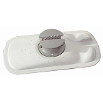 Ceredi giovanni 1120022G Грибовидная швартовная утка Белая Grey 320 x 160 x 60 mm 