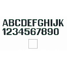 Купить International letterfix 5959015E E Наклейки с буквами Белая White 200 mm  7ft.ru в интернет магазине Семь Футов