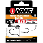 VMC AVM340073 Feeder Cheveu 7016 Связанные Крючки 0.200 Mm Черный Black 10 