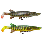 Savage gear 61787 4D Pike Shad Slow Sinking 200 Mm 65g Оранжевый 03-Fire Tiger