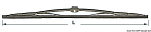 Black chromed SS wiper blade f. Doga 500 mm, 19.616.50