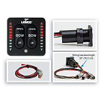 Lenco marine 622-15170001 Lenco Electric Trim Tab Switch Kit For Single Actuator LED Indicator Черный Black