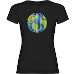 Kruskis 11502309xxls115 Женская футболка с коротким рукавом Barracuda World Black 30x25x2 2XL