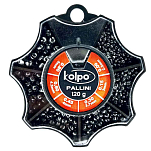 Kolpo 1562002 Mix Mascot VK Star 120g Ассортимент свинцов Split Shot  Black 0.09-0.15-0.30-0.45-0.60-0.80 g