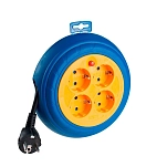 Solera 20051 Катушка кабеля 4 вилки 3 m Голубой Blue / Yellow  Techinn