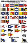 Информационные наклейки «Сигнальные флаги МСС» 110х170мм, Osculati 35.452.90