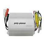 Двухканальный усилитель мощности звука Poly-Planar ME50 12 В 50 Вт 2 - 8 Ом 20 - 20000 Гц 124 x 106 x 39 мм с регулятором громкости