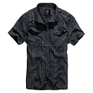 Купить Brandit 4012-29-L Рубашка с коротким рукавом Roadstar Черный Black / Blue L 7ft.ru в интернет магазине Семь Футов