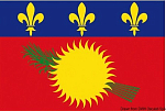 Флаг Гваделупа гостевой 30 x 45 см, Osculati 35.473.02