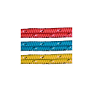 Купить Трос двойного плетения из волокна Dyneema SK75 оплетка из полиэстера Benvenuti Cruising AB/SK75-* Ø10мм 5100кг желто-голубой 7ft.ru в интернет магазине Семь Футов