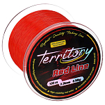 Mikado ZTR3-035 Territory Мононить 300 м Красный  Red Mat 0.350 mm 