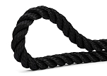 GLEISTEIN 249200301 GeoTWIST Полиэстер - Трехниточный швартовочный трос / черный / Веревка-Ø: 20 мм 16215-bvs
