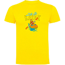 Купить Kruskis CA65500303C116 Футболка с коротким рукавом Lets Go Желтый Yellow L 7ft.ru в интернет магазине Семь Футов