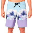 Купить Oakley FOA405402-6EK-29 Плавки Palm Florals RC 19” Голубой Stonewash Blue 29 7ft.ru в интернет магазине Семь Футов