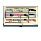 Купить Визитница с сигнальными флагами из латуни Nauticalia 4648 90x60мм 7ft.ru в интернет магазине Семь Футов