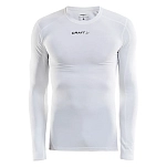 Craft 1906856-900000-9 Базовый слой с длинным рукавом Pro Control Compression Белая White 3XL