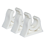 Держатель труб/рукояток под Ø28-30мм из белого эластомера Santoprene набор из 10шт, Osculati 34.358.29