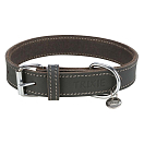 Купить Trixie 19046 Rustic Промасленный кожаный ошейник Коричневый Gray 27-30 cm 7ft.ru в интернет магазине Семь Футов