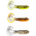 Live target FSF90T525 Freestyle Frog Мягкая приманка 90 mm Золотистый Fire Tip Chartreuse