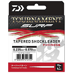 Daiwa TNTPSLC3757 Tournament Surf Конический Лидер 5x15 m Бесцветный Clear 0.370-0.580 mm 