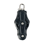 Wichard p18298 Вертлюжный шакл с подшипником и блоком Black 12x8x8 55 mm