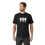 Helly hansen 30396_990-5XL Футболка с коротким рукавом Logo 2.0 Black 5XL