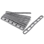 Kampa 9120000408 Ремень Ladder Pegging 200 Единицы Серебристый Grey