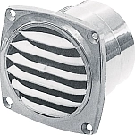 Plastimo 475364 Квадратная вентиляционная решетка из нержавеющей стали Silver 127 x 127 mm