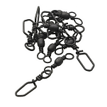 Kinetic F613-007-288 Scandic Защелкивающийся шарнир 3 единицы Черный Black 2/0 