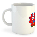 Купить Kruskis 42611K004 Coral OK Кружка 325ml Белая  White 325 ml (11 oz)  7ft.ru в интернет магазине Семь Футов