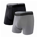 SAXX Underwear SXPP2Q.BD2.S багажник Quest Fly 2 Единицы Черный Black / Dark Charcoal II S