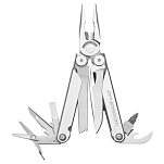 Leatherman 832932 Curl Эррамьента Мультиусос Серебристый